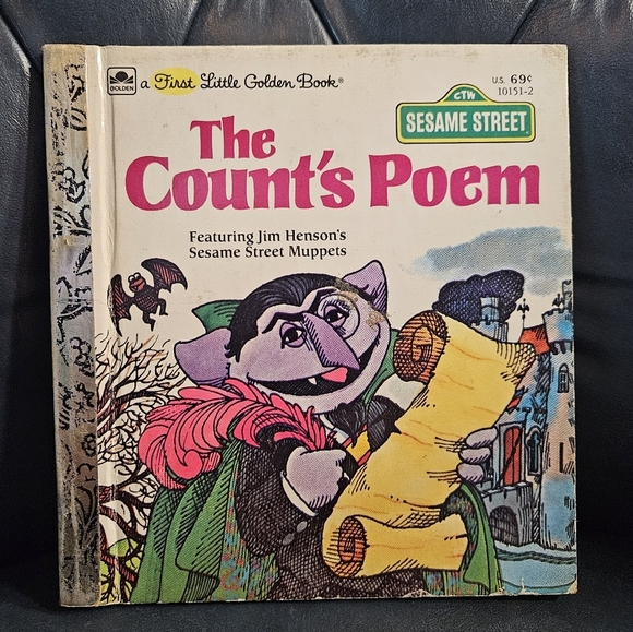 The Count's Poem 1978 Sesame Street Muppets Hardcover Book - Picture 1 of 4